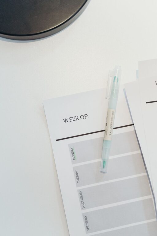Simple Cleaning Schedule for the Whole Week